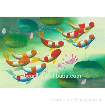 new arrival beautiful colorful fish in lotus ponds by number